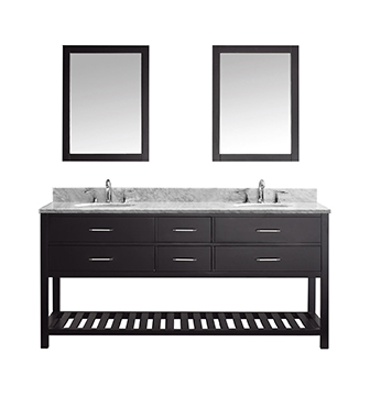 72'' Free Standing Double Sink Bathroom Vanity