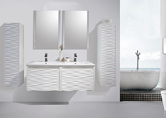 China Double Sink Large Bathroom Cabinets