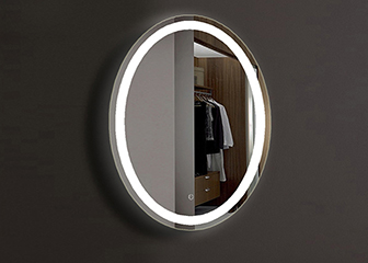 Oval Led Bathroom Mirrors with Touch Switch